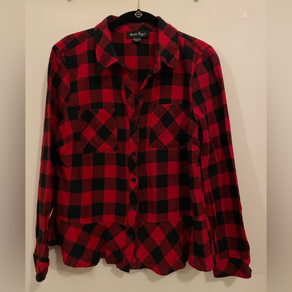 Buffalo Print Plaid button down